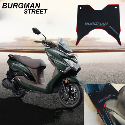 DRAXAN Foot Mat Compatible for Burgman Street Two Wheeler Mat Suzuki Burgman Street Two Wheeler Mat
