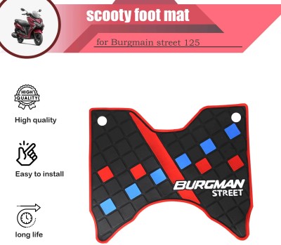 SHOWRIDE High Quality Washable Foot Mat Compatible for burgman 125 Suzuki Burgman Street 125 Two Wheeler Mat