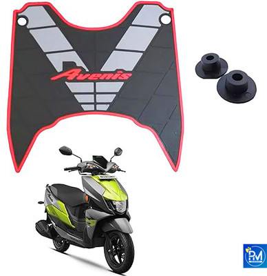 PM Enterprises Foot Mat Floor Mat (Compatible with Suzuki Avenis) Anti-Slip | Rubber Suzuki Universal For Bike Two Wheeler Mat