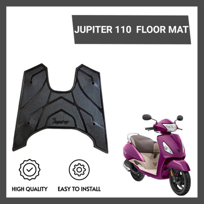 ZRIDE JPTR04 Premium Quality Scooty Washable Mat For Jupiter 110 Foot Mat / Floor Mat TVS Jupiter Two Wheeler Mat