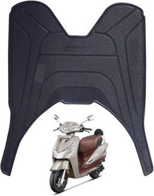 KSHEERI Anti Skid Scooter/Scooty Foot Mat Rubber Floor Mat (Black) Hero Destini 125 Two Wheeler Mat