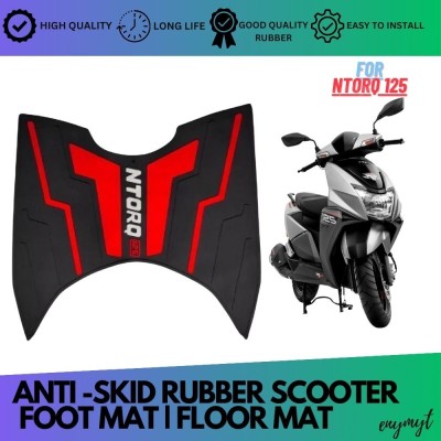 ENEMYT RD5 Full Fit High Quality Ntorq Mat Red TVS Ntorq 125 Two Wheeler Mat