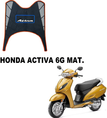 KSHEERI Tof-YELOW 6G BLUE MAT 01 Honda Activa 6G Two Wheeler Mat