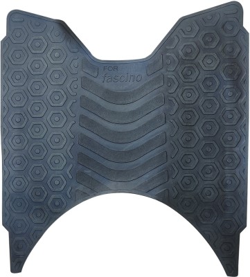 Autoxygen Fascino Black Scooter Foot Mat For Yamaha Fascino Two Wheeler Mat