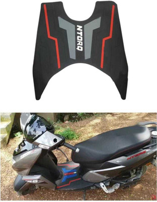 uri WASHABLE AND ANTI SKID FOOT MAT FOR TVS Ntorq 125 Two Wheeler Mat