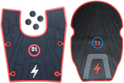 PATHAK Rubber Floor Mat & Dicky Mat Combo Compatible For S1X Gen1 & 2 | Pack Of 2 Ola S1 Air Two Wheeler Mat