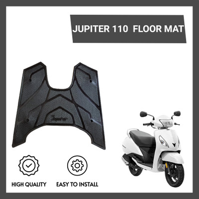 ZRIDE JPTR03 Premium Quality Scooty Washable Mat For Jupiter 110 Foot Mat / Floor Mat TVS Jupiter Two Wheeler Mat