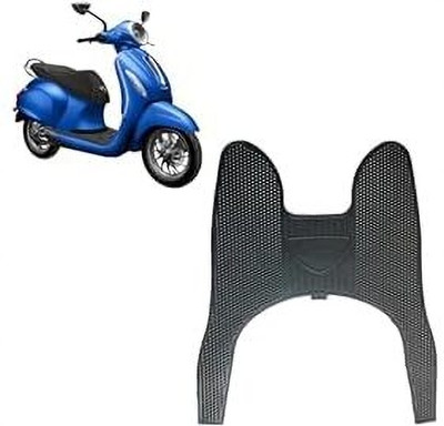 GLAM GRAB BAJAJ CHETAK BLACK FOOT MAT Bajaj Chetak Two Wheeler Mat