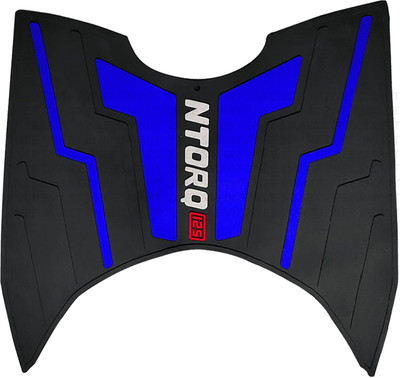 Znee Smart BLUE-125 FOOTMAT/FLOORMAT/SCOOTY MAT (Washable Mats) TVS Ntorq 125 Two Wheeler Mat