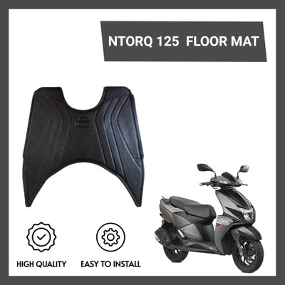 ZRIDE NTRQ08 High Quality Scooty Washable Foot Mat / Floor Mat TVS Ntorq 125 Two Wheeler Mat
