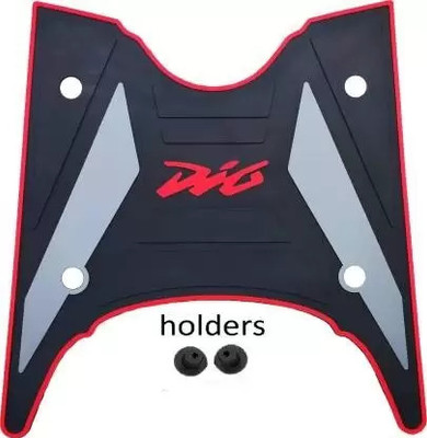 Znee Smart High Quality Multi Color Washable Foot Mat for DIO BS6 Honda Dio Two Wheeler Mat
