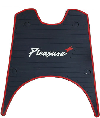 ZRIDE Best Quality PLEASURE Scooty Washable Foot Mat / Floor Mat (Black) Hero Pleasure Plus Two Wheeler Mat