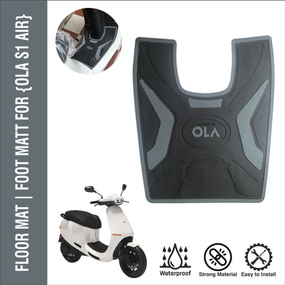 Huims HMX- Grey/Black Floor Mat | Footmat for (Ola S1 Air )Electric Scooter Ola S1 Air Two Wheeler Mat
