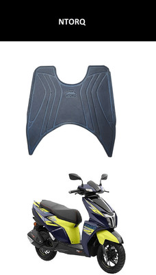 Autoxygen Ntorq Scooter Floor Mat Black For TVS Ntorq 125 Two Wheeler Mat