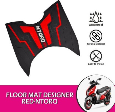 AXWee Good material Floor Mat | Tvs Ntorq 125 | Foot Mat | Washable Mat TVS Ntorq 125 Two Wheeler Mat