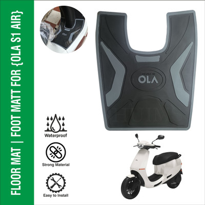 Allowing HMX- Grey/Black Floor Mat | Heavy (Ola S1 Air )Electric Scooter Ola S1 Air Two Wheeler Mat