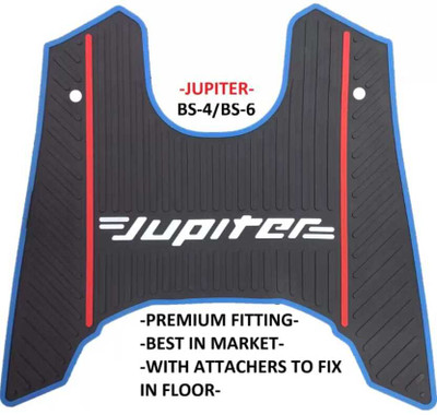 the greatone Washable Floor Mat/Foot Mat for TVS Jupiter 110 TVS Jupiter Two Wheeler Mat