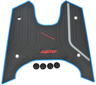 eXarioGadget 3D Scooty Floor Mat for TVS Jupiter | Rubber | Black TVS Jupiter Two Wheeler Mat