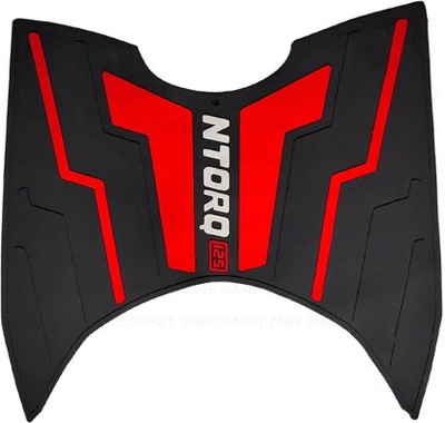 AXWee RED-125 FOOTMAT/FLOORMAT/SCOOTY MAT (Washable Mats) TVS Ntorq 125 Two Wheeler Mat