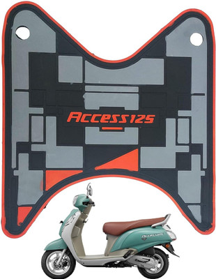 Sunriders Rubber Multcolored Suzuki Access 125 Two Wheeler Mat
