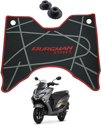 SEMAPHORE Foot Mat Washable PVC/Soft Rubberized Floor Mat/Foot Mat Compatible for Yamaha Burgman Street Two Wheeler Mat