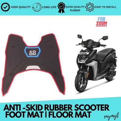ENEMYT XO5 Washable Floor Mat/Foot Mat For HERO XOOM Hero Two Wheeler Mat