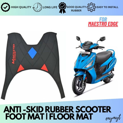 ENEMYT MS2 Washable Scooty mat Foot Mat bike Mat Floor Mat Hero Maestro Edge Hero Maestro Edge 125 Two Wheeler Mat