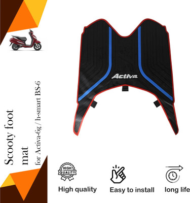 Allowing Heavy Duty Washable Foot Mat/Floor Mat Compatible for activa 6g Honda Activa 6G Two Wheeler Mat