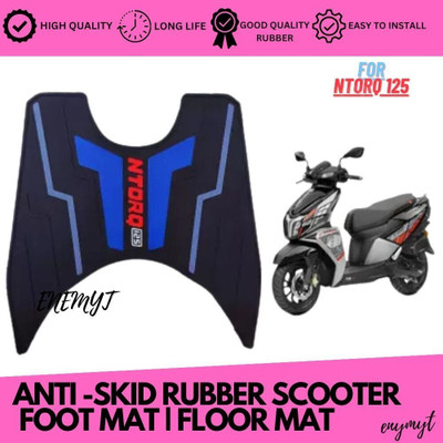 KSHEERI Tof-FOOT MAT 730_enemyT TVS Ntorq 125 Two Wheeler Mat