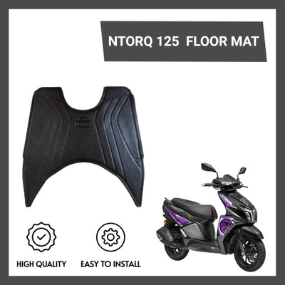 ZRIDE NTRQ06 High Quality Scooty Washable Foot Mat / Floor Mat TVS Ntorq 125 Two Wheeler Mat
