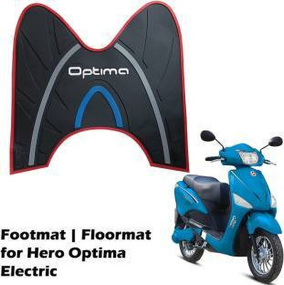 TMRIDE Anti Skid Scooty Two Wheeler Floor/Foot Mat for Hero Optima Electric Hero Two Wheeler Mat