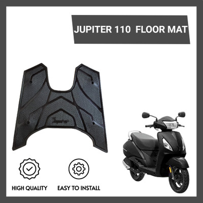 ZRIDE JPTR05 Premium Quality Scooty Washable Mat For Jupiter 110 Foot Mat / Floor Mat TVS Jupiter Two Wheeler Mat