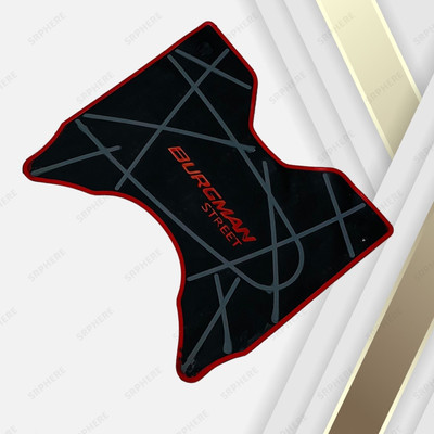 ENEMYT Rubber Anti Slip Backing Scooty Floor Mat CoMYTatible for Burgman Suzuki Burgman Street Two Wheeler Mat