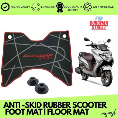 KSHEERI Tof-FOOT MAT 435_enemyT Suzuki Burgman Street Two Wheeler Mat