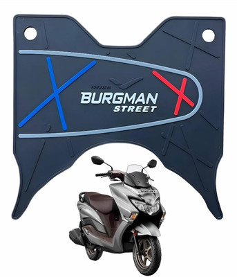 eXarioGadget Anti Skid Foot Mat for Burgman Street BS4 & BS6 Scooter Multi Color Mat Suzuki Burgman Street Two Wheeler Mat