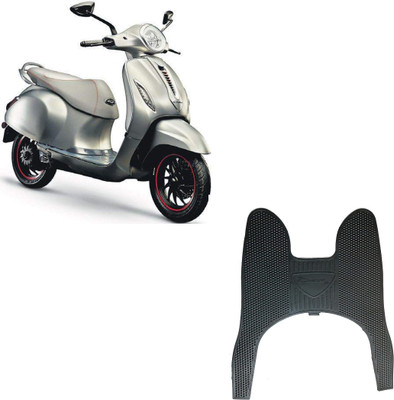 SEGGO Anti Skid Scooty Floor/Foot Mat For Electric Bajaj Chetak Two Wheeler Mat