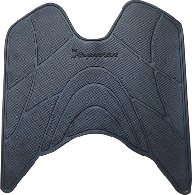 Autoxygen Aviator Black Scooter Foot Mat For Honda Aviator Two Wheeler Mat