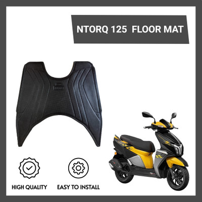 ZRIDE NTRQ04 High Quality Scooty Washable Foot Mat / Floor Mat TVS Ntorq 125 Two Wheeler Mat