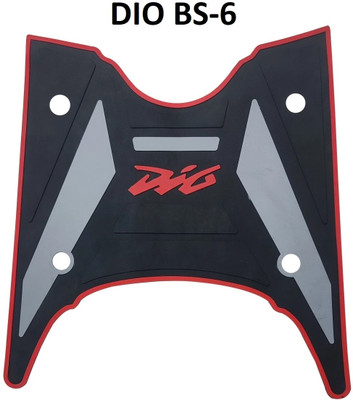 SassyNslaying DIO BS-6 3D Scooter Color Foot Mat For Honda Dio Two Wheeler Mat