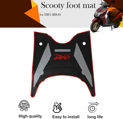 SHOWRIDE NEW Design DIO BS6 Multi-Color Bike Mat Scooty Mat two wheeler footmat Honda Dio Honda Dio Two Wheeler Mat