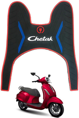 ENEMYT Electric Foot Mat Rubber Floor Mat Accessories Anti Skid Compatible ith_enemyT Bajaj Chetak Two Wheeler Mat