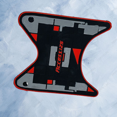 KSHEERI Tof-FOOT MAT 366_enemyT Suzuki Access 125 Two Wheeler Mat