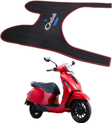 ENEMYT Chetak 2903 3D Footmat ashable Floor 3D Mat/Foot Mat for Chetak_enemyT Bajaj Chetak Two Wheeler Mat