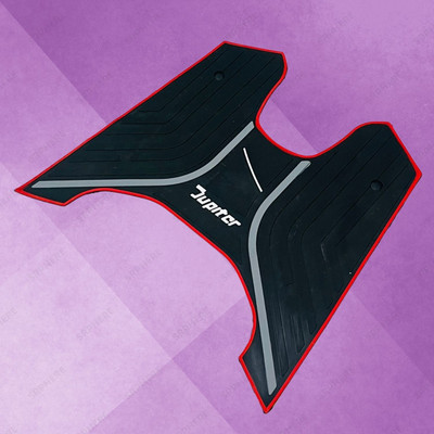 SRPHERE Anti Slip Backing Two Wheeler Rubber Foot Mat Compatible for JUPITER TVS Jupiter Two Wheeler Mat