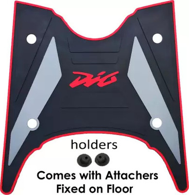 Znee Smart BS6 Multi-Color Bike Mat Scooty Mat two wheeler footmat Honda Dio Two Wheeler Mat