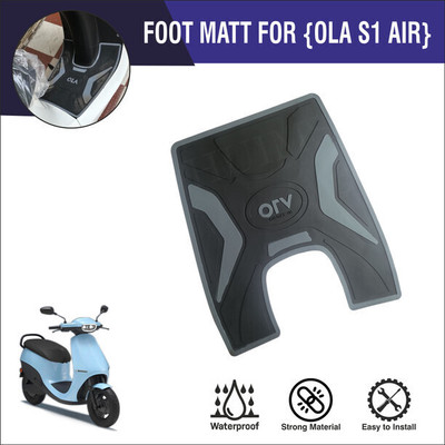 ENEMYT HMX- Grey/Black Floor Mat | Heavy Compatible (Ola S1 )Electric Scooter_enemyT Ola S1 Air Two Wheeler Mat
