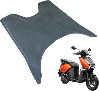 KSHEERI Anti Skid Scooter/Scooty Foot Mat Rubber Vida V1 Floor Mat (Black) Hero Two Wheeler Mat