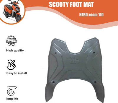 Huims New Washable Rubber Hero Xoom Scooter Foot Mat Hero Two Wheeler Mat