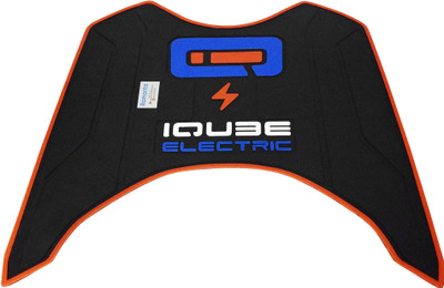 Ramanta Scooter iQube Foot Mat Anti-Slip 3D Washable Foot Mat Compatible with TVS iQube Two Wheeler Mat