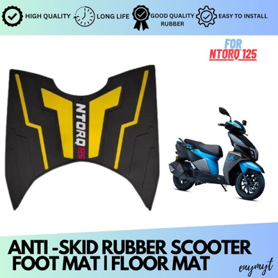 ENEMYT YL3 Full Fit High Quality Ntorq Mat Yellow TVS Ntorq 125 Two Wheeler Mat